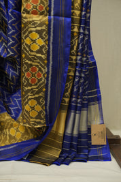 Royal Blue Rajkot Patola Silk Saree - SRRBRPSS640