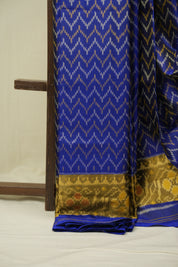 Royal Blue Rajkot Patola Silk Saree - SRRBRPSS640