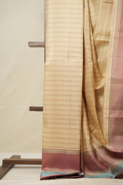 Beige Kanjivaram Silk Sarees-SRBKSS946