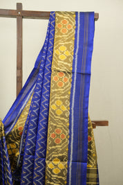 Royal Blue Rajkot Patola Silk Saree - SRRBRPSS640