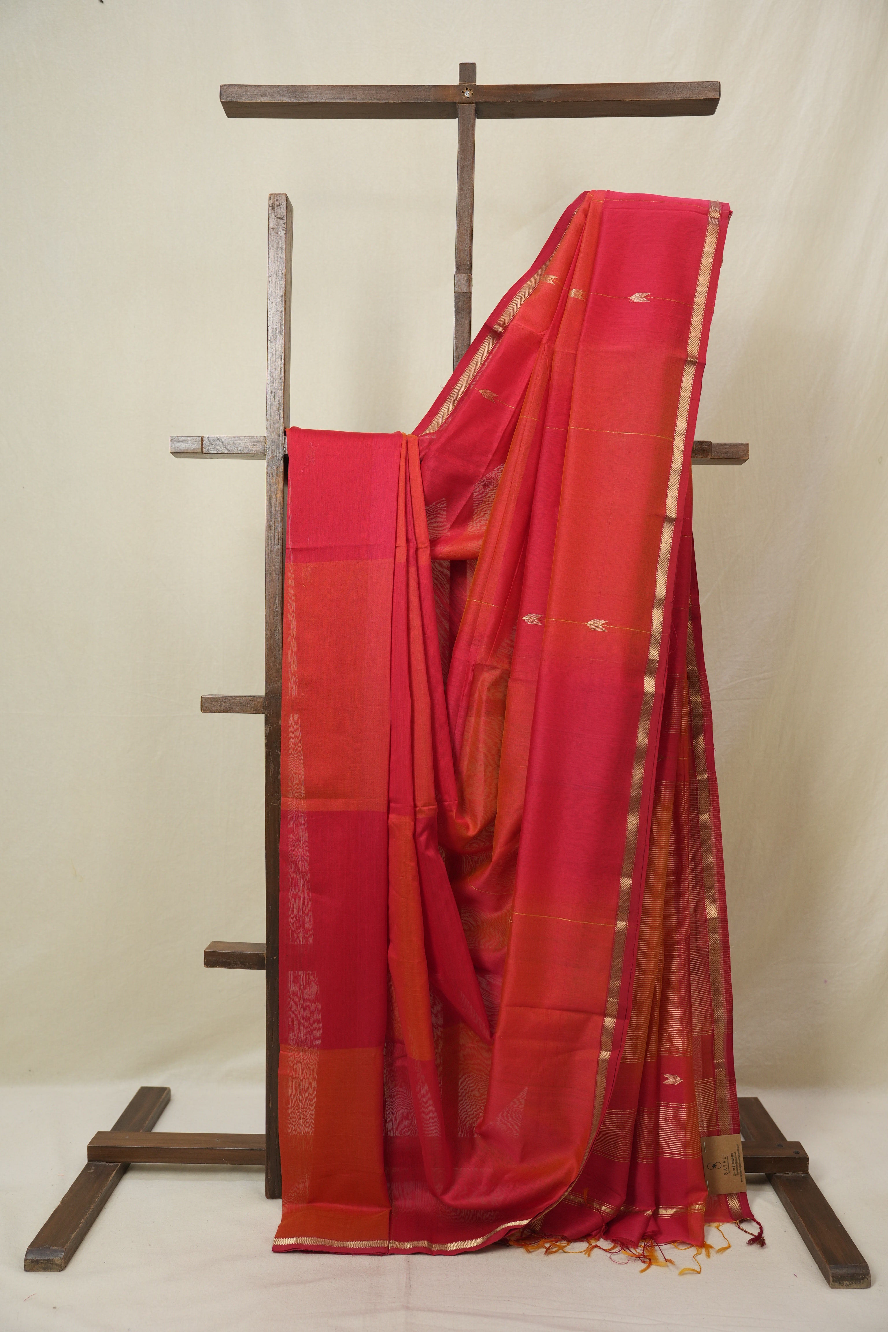 Pink Maheshwari Saree - SRPMS1152