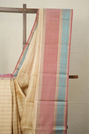 Beige Kanjivaram Silk Sarees-SRBKSS946