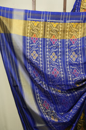Royal Blue Rajkot Patola Silk Saree - SRRBRPSS640