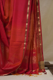 Pink Maheshwari Saree - SRPMS1152