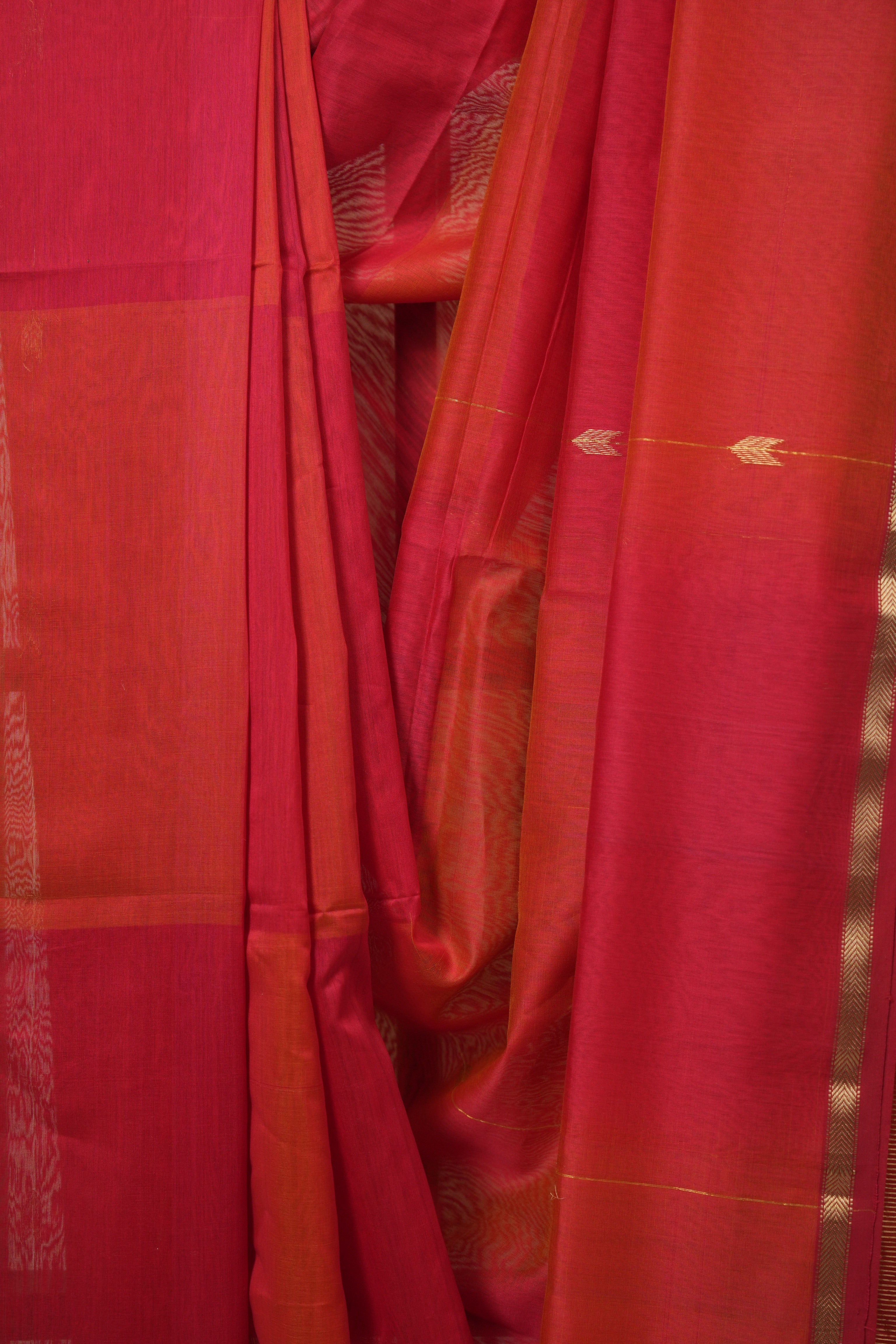 Pink Maheshwari Saree - SRPMS1152