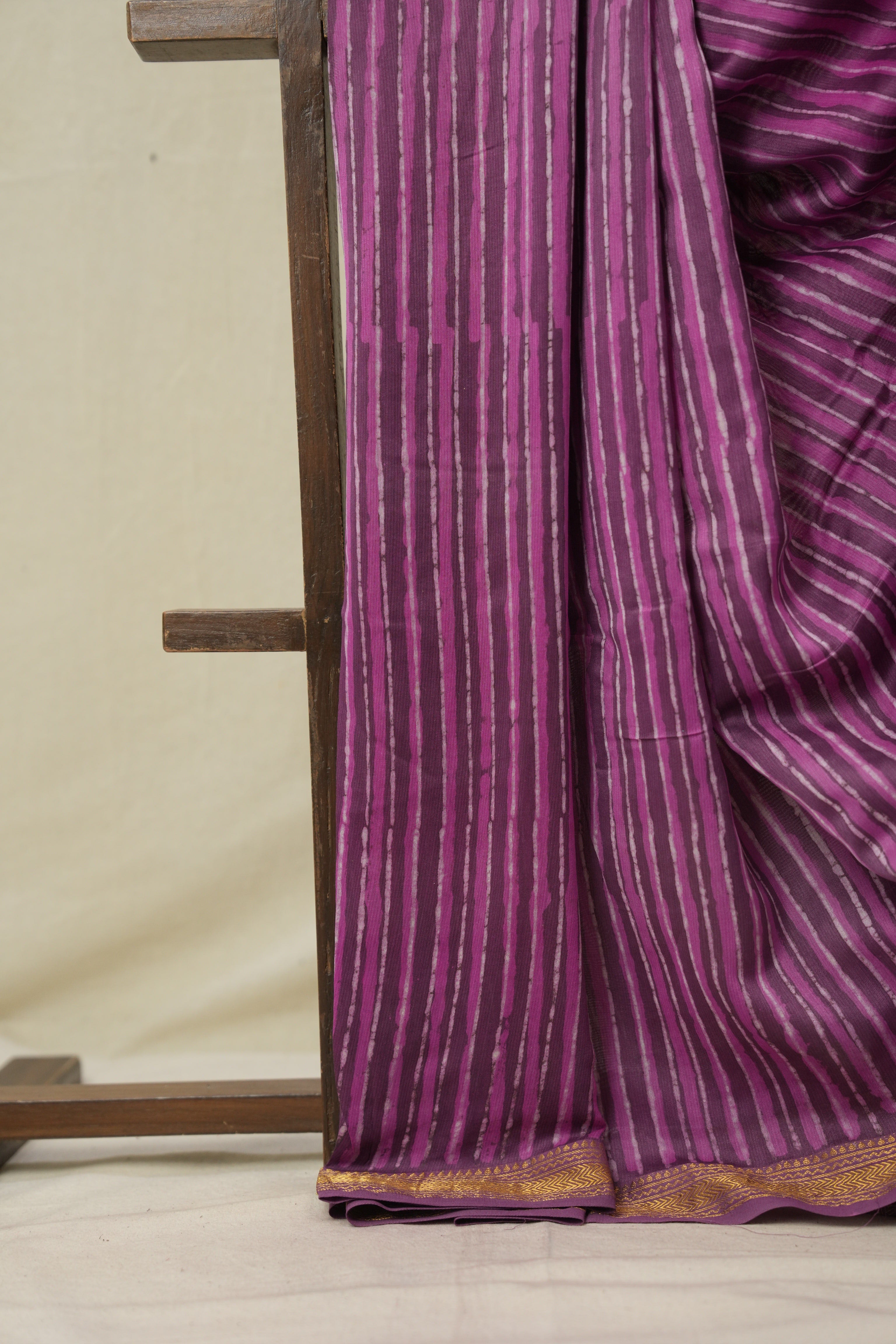 Dusty Pink HBP Cotton Silk Saree With Maheshwari Border - SRDPCSS1574