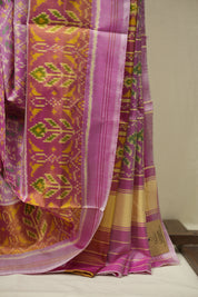 Light Pink Rajkot Patola Silk Saree - SRLPRPSS638