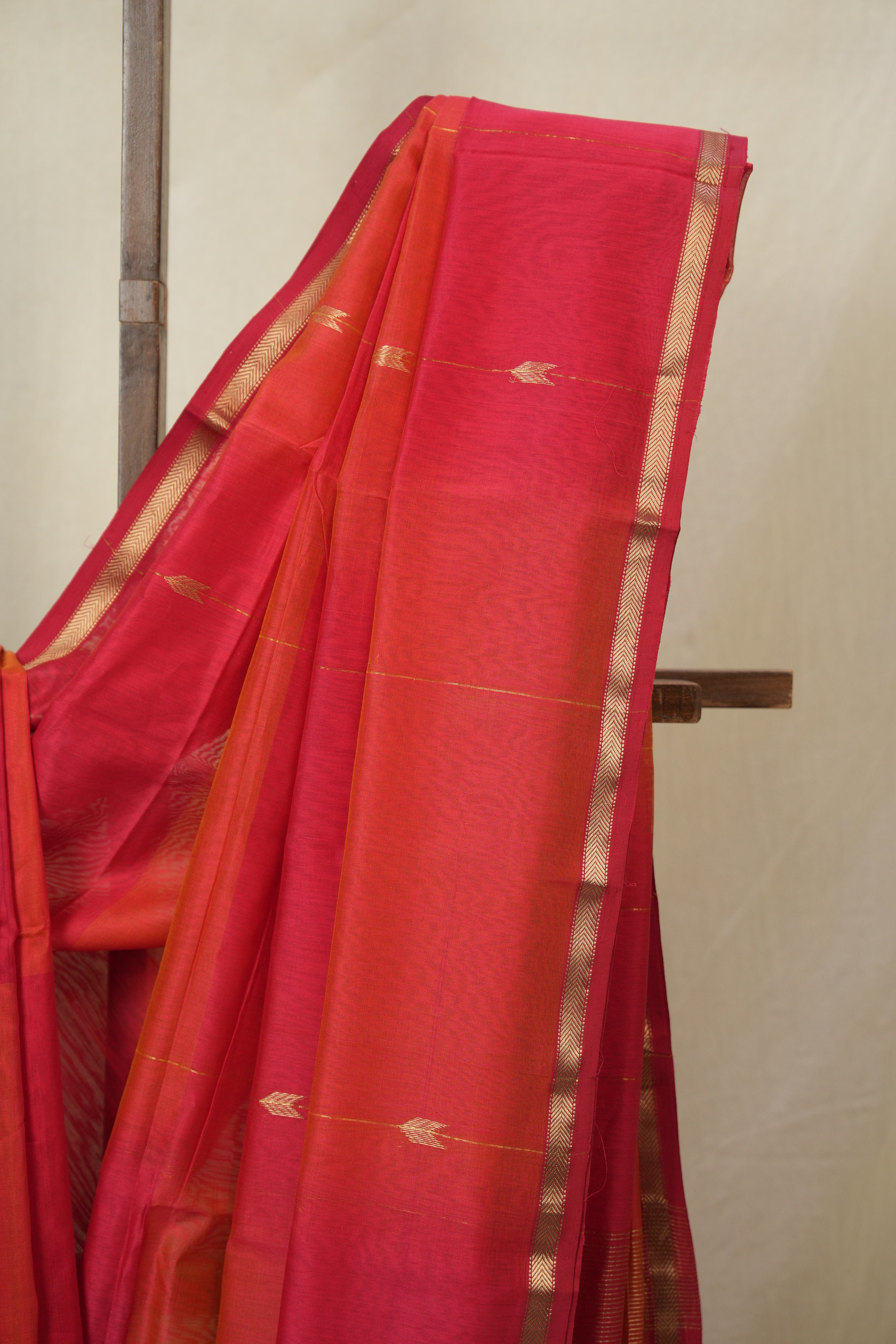 Pink Maheshwari Saree - SRPMS1152