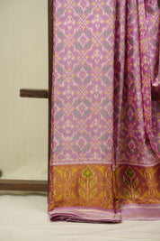 Light Pink Rajkot Patola Silk Saree - SRLPRPSS638