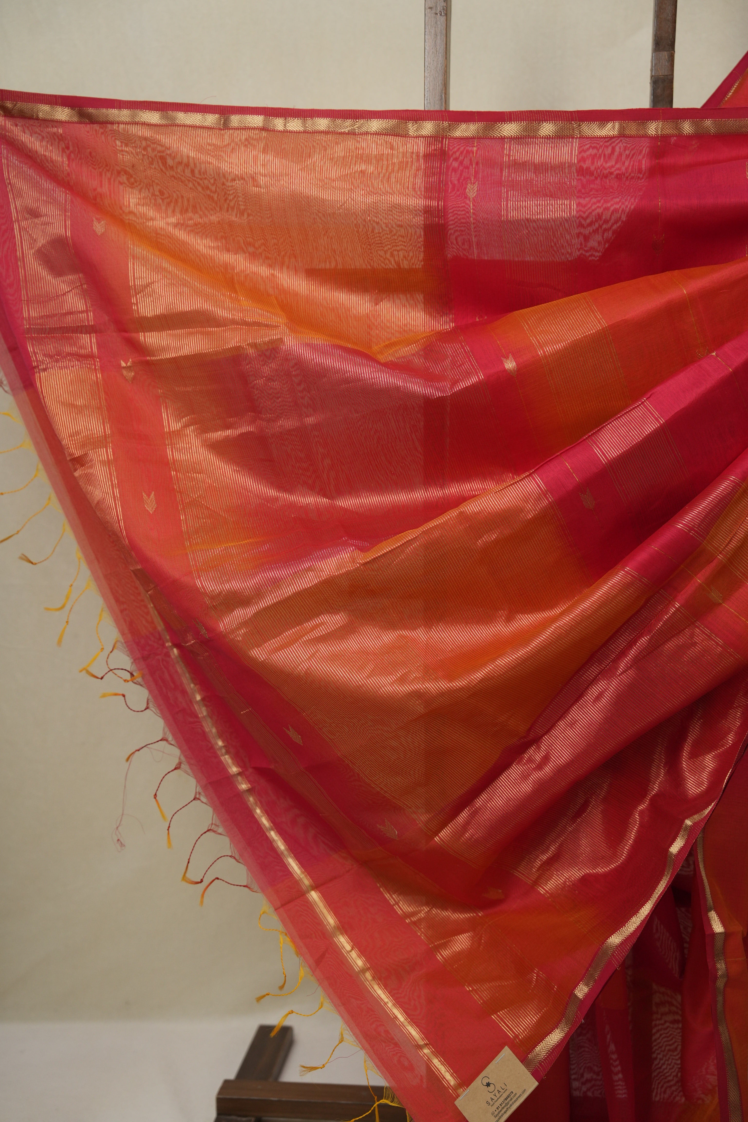Pink Maheshwari Saree - SRPMS1152