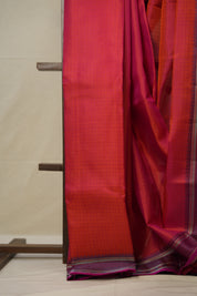 Two Tone Pink Kanjivaram Silk Sarees - SRTTPKSS958