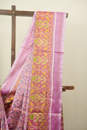 Light Pink Rajkot Patola Silk Saree - SRLPRPSS638