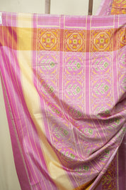 Light Pink Rajkot Patola Silk Saree - SRLPRPSS638