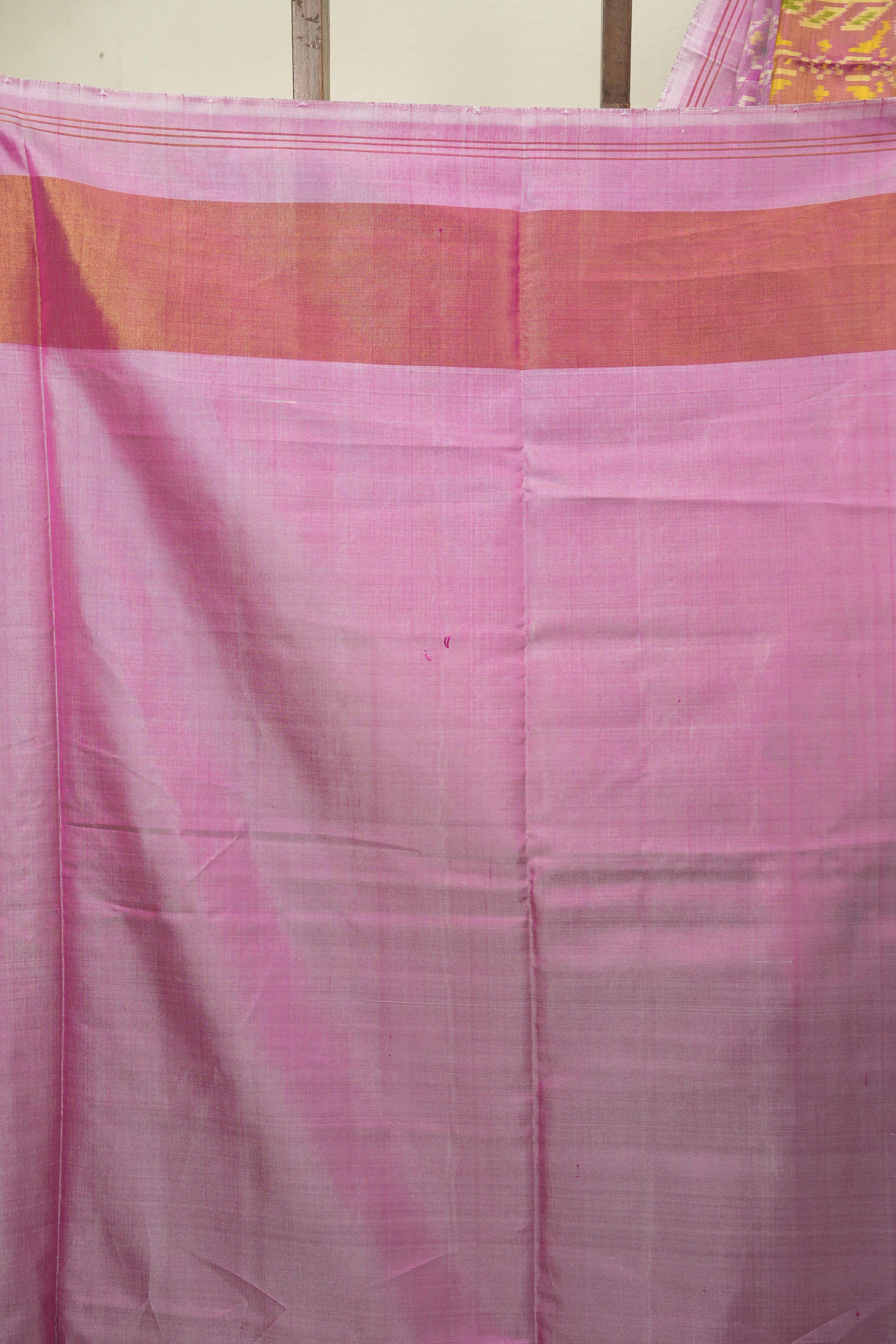Light Pink Rajkot Patola Silk Saree - SRLPRPSS638