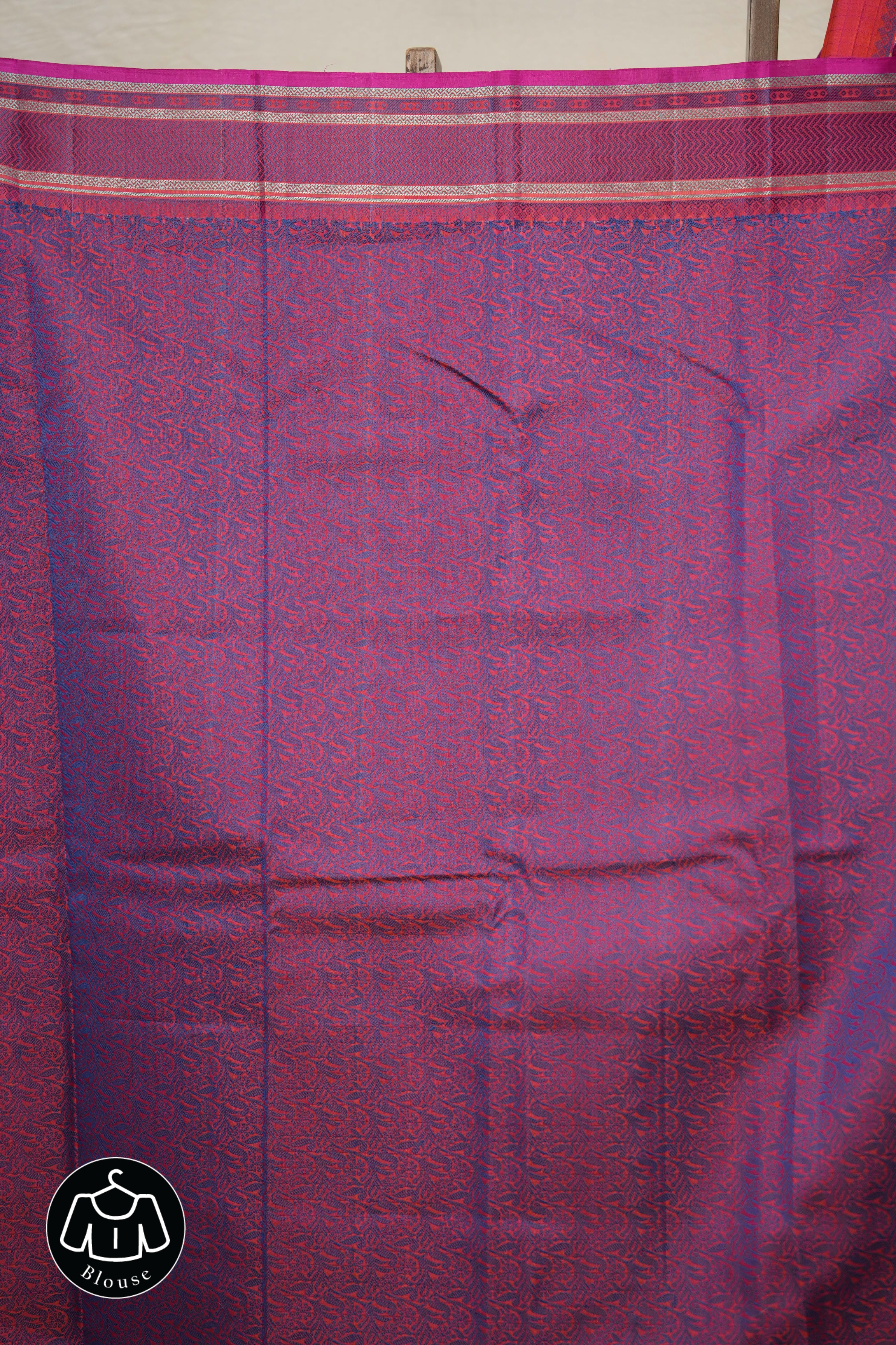 Two Tone Pink Kanjivaram Silk Sarees - SRTTPKSS958