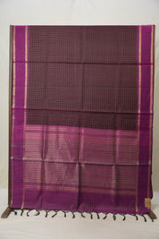 Maroon Raw Silk Saree - SRMRSS845