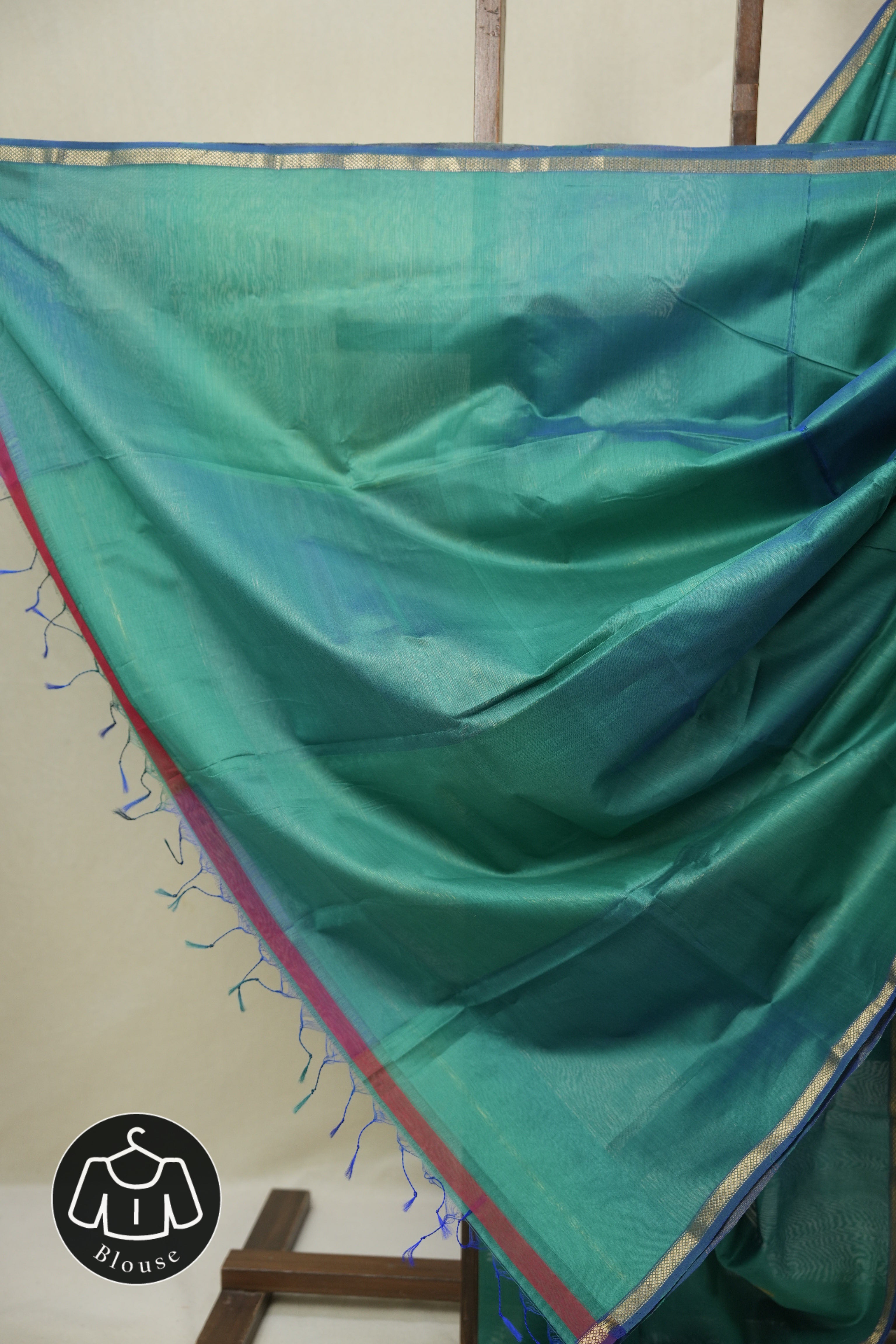Green Maheshwari Saree - SRGMS1158