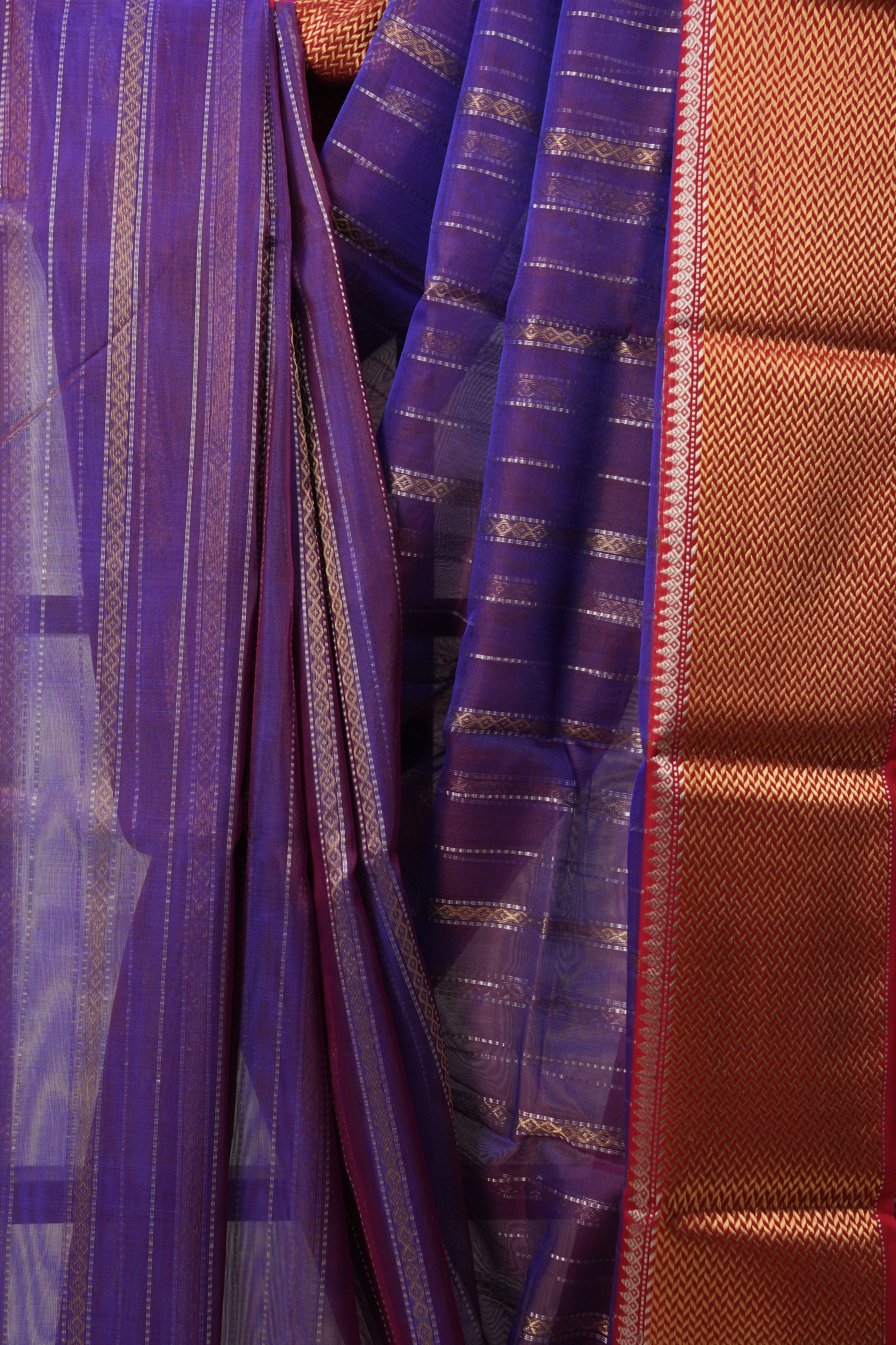 Purple Chanderi Silk Saree - SRPCSS214