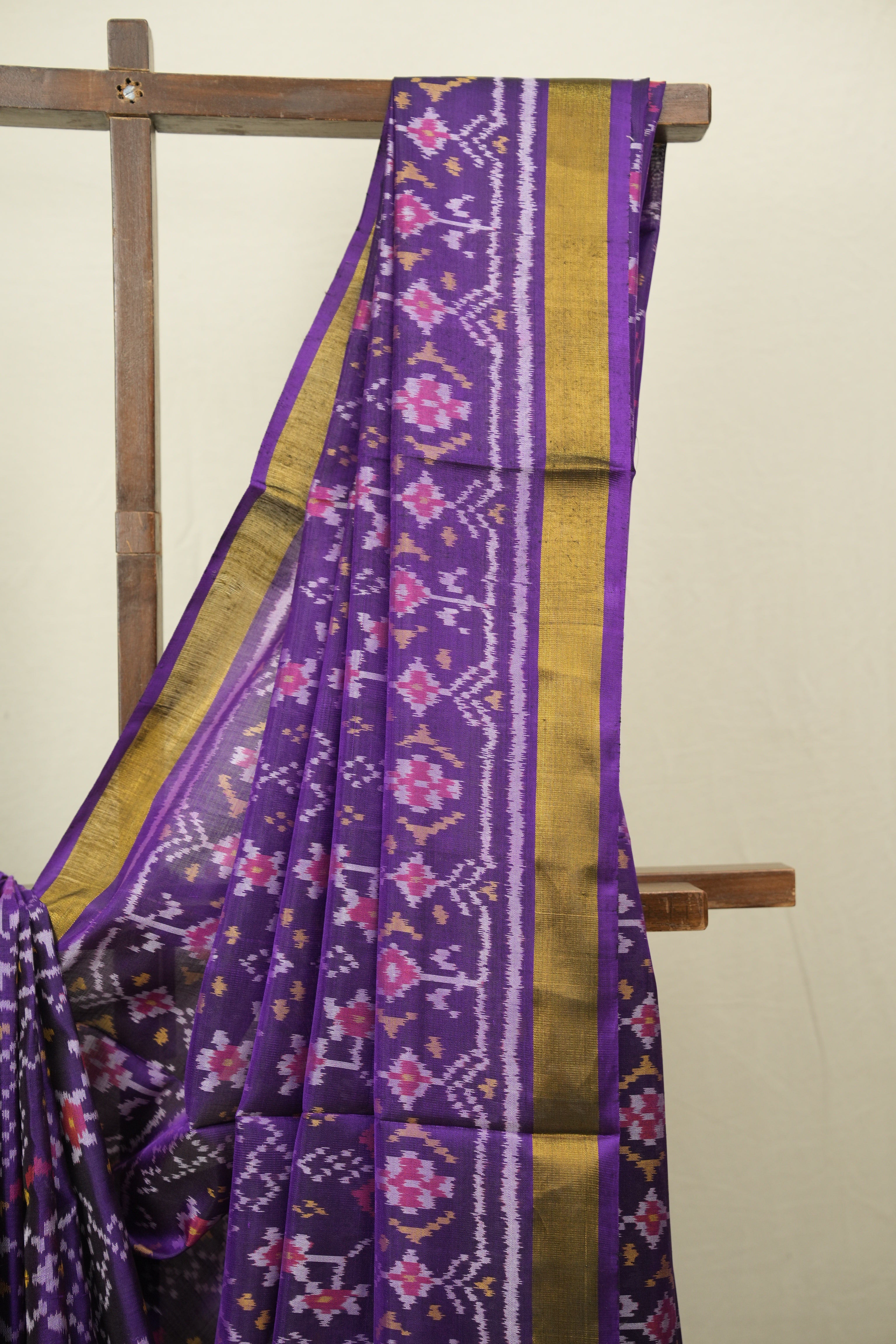Purple Rajkot Patola Silk Saree - SRPRPSS639