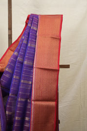 Purple Chanderi Silk Saree - SRPCSS214