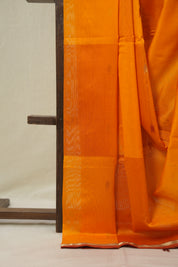 Orange Maheshwari Saree - SROMS1155