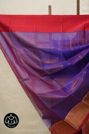 Purple Chanderi Silk Saree - SRPCSS214