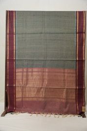 Light Teal Blue Raw Silk Saree - SRLTBRSS844