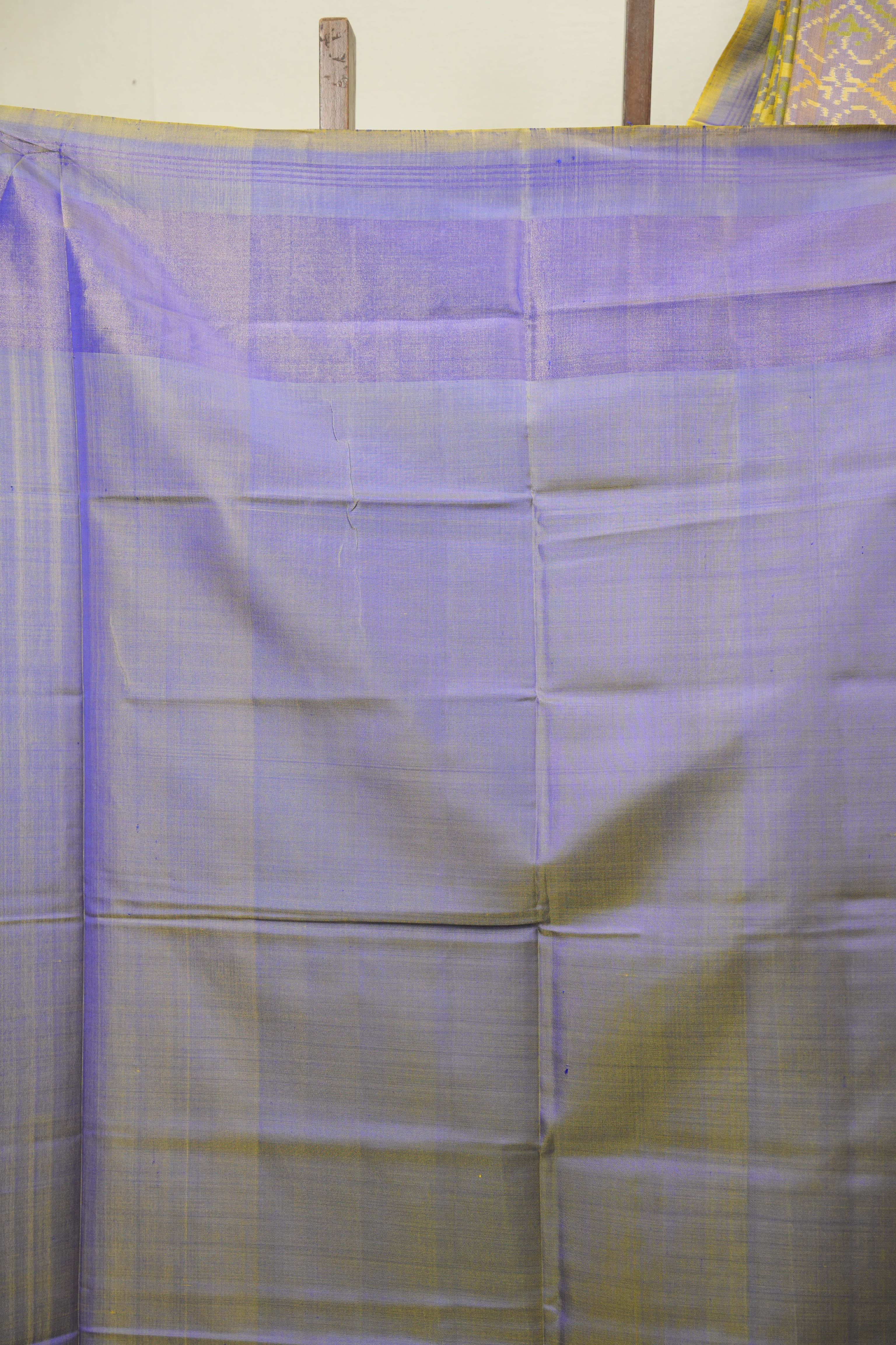 Dual Tone Blue Rajkot Patola Silk Saree - SRDTBRPSS641
