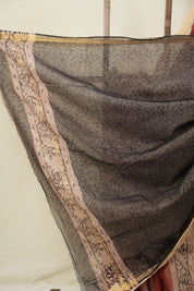 Maroon HBP Kota Doria Saree - SRMKDS253