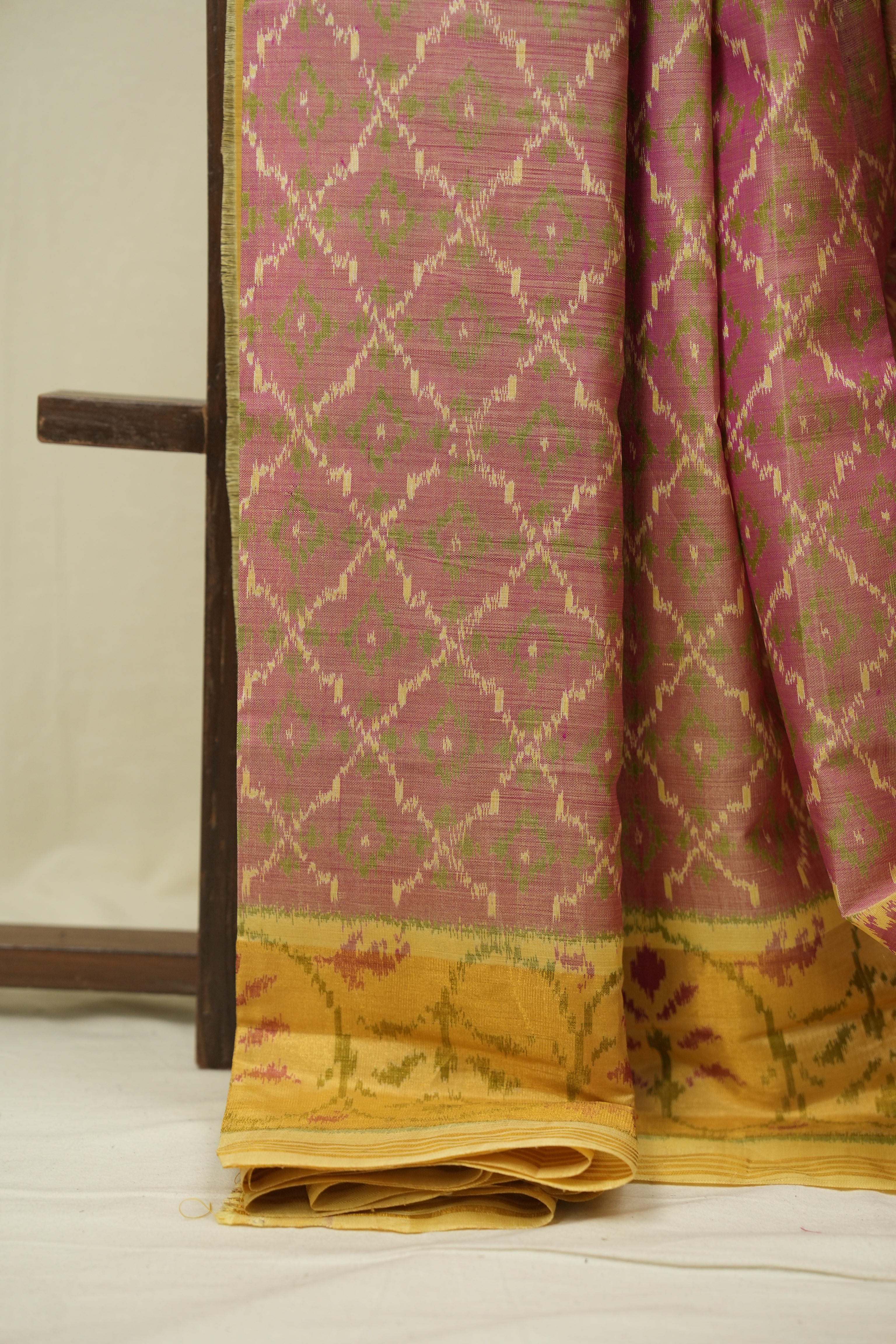 Pink Rajkot Patola Silk Saree - SRPRPSS642