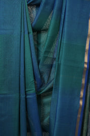 Blue Maheshwari Saree - SRBMS1150