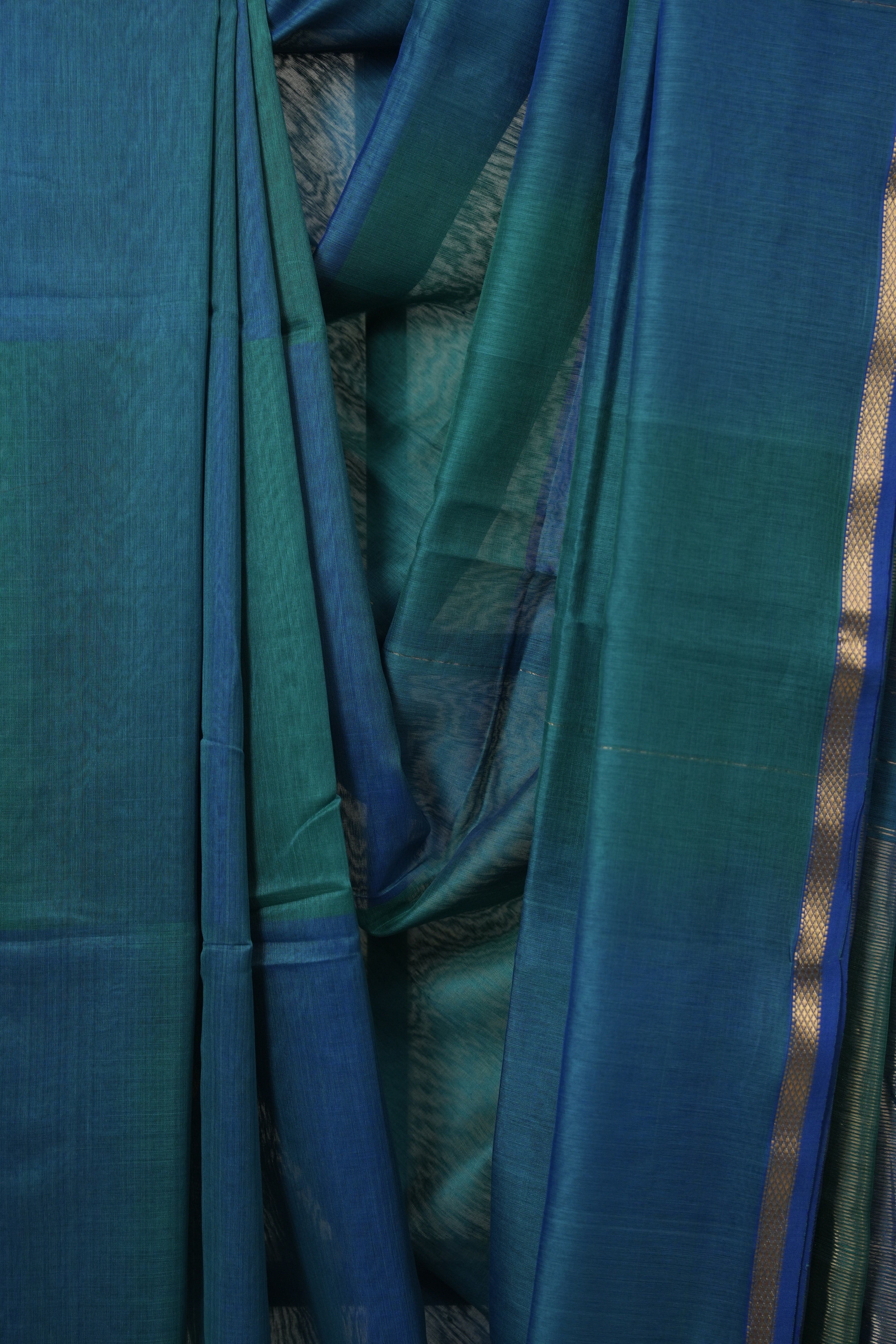 Blue Maheshwari Saree - SRBMS1150