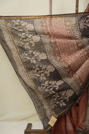 Maroon HBP Kota Doria Saree - SRMKDS254
