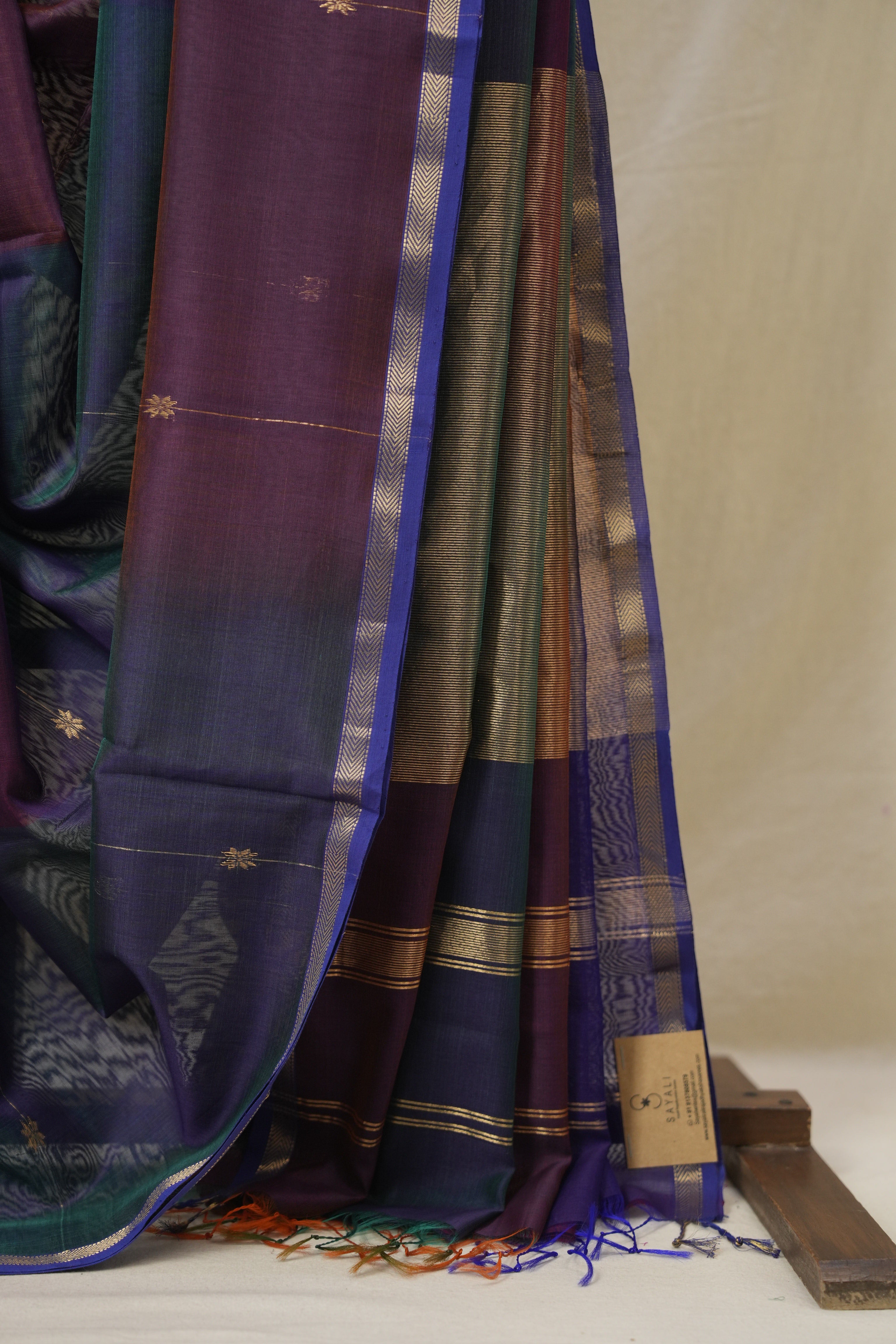 Multicolor Maheshwari Saree - SRMMS1151