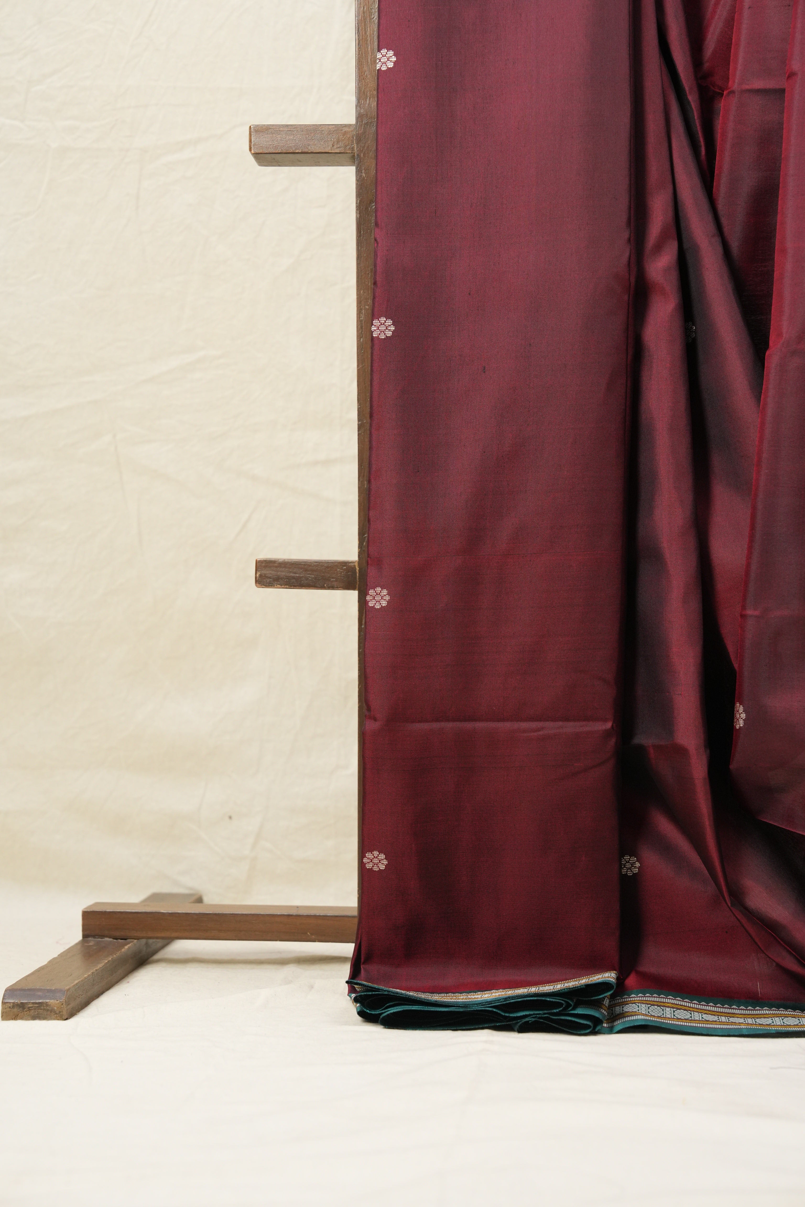 Maroon Kanjeevaram Silk Saree-SRMKSS680