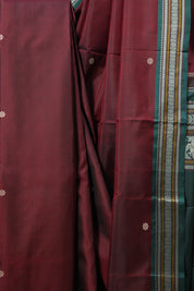 Maroon Kanjeevaram Silk Saree-SRMKSS680