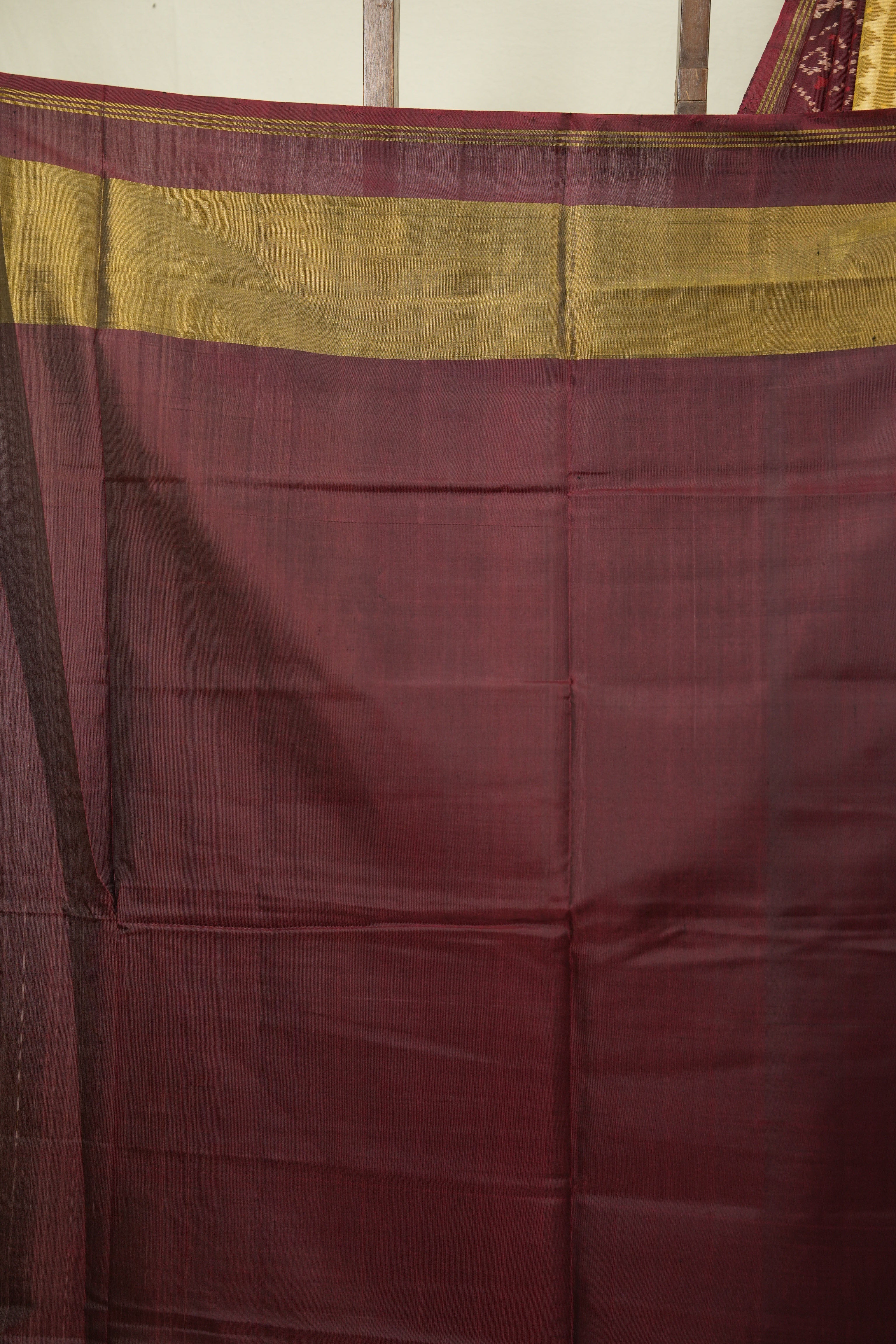 Maroon Rajkot Patola Silk Saree - SRMRPSS643