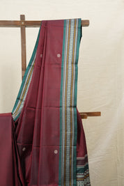 Maroon Kanjeevaram Silk Saree-SRMKSS680