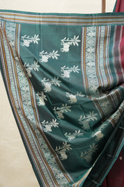 Maroon Kanjeevaram Silk Saree-SRMKSS680