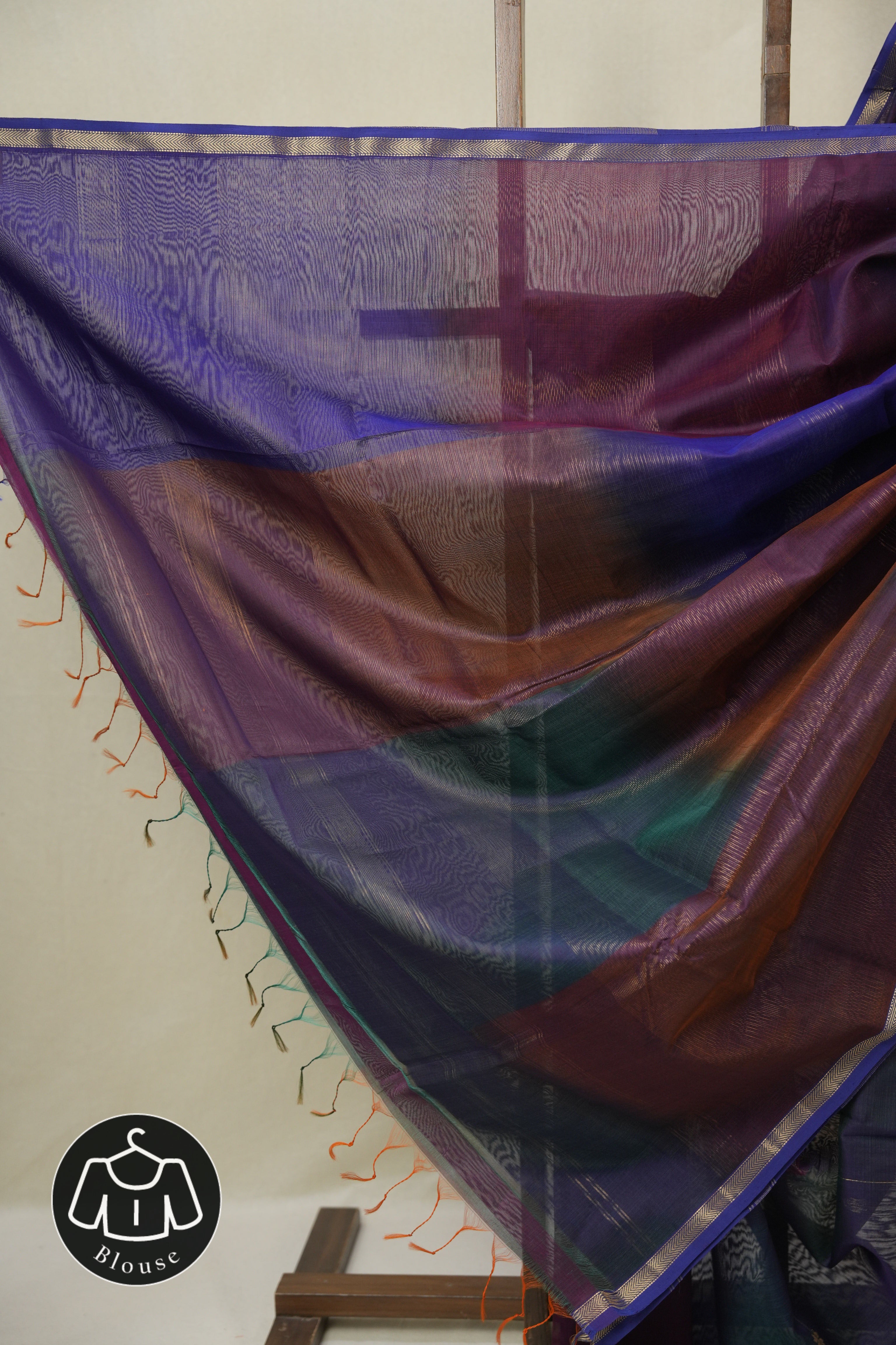 Multicolor Maheshwari Saree - SRMMS1151