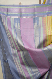 Olive Green Kanjivaram Silk Saree - SROGKSS956
