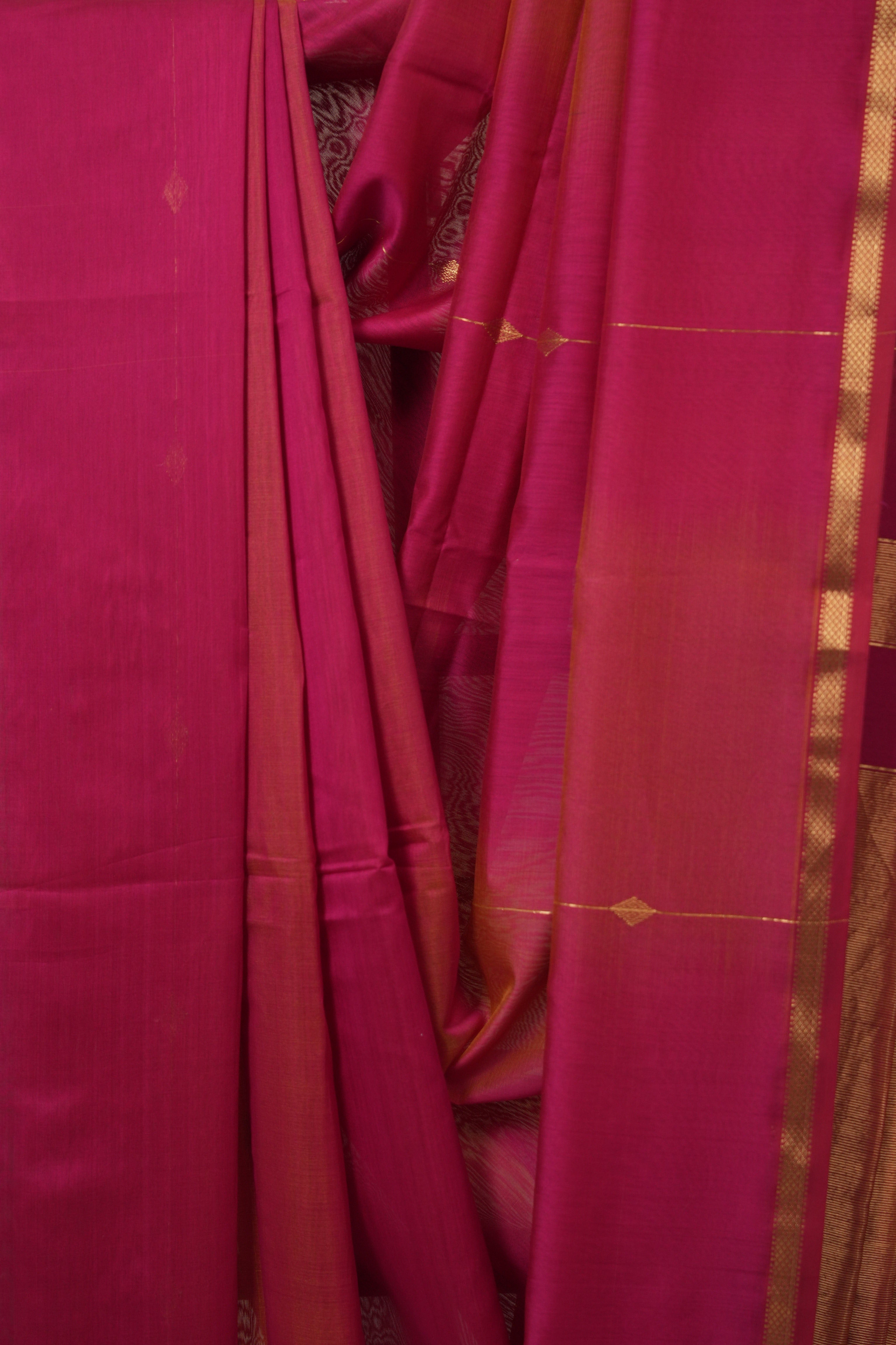 Pink Maheshwari Saree - SRPMS1154