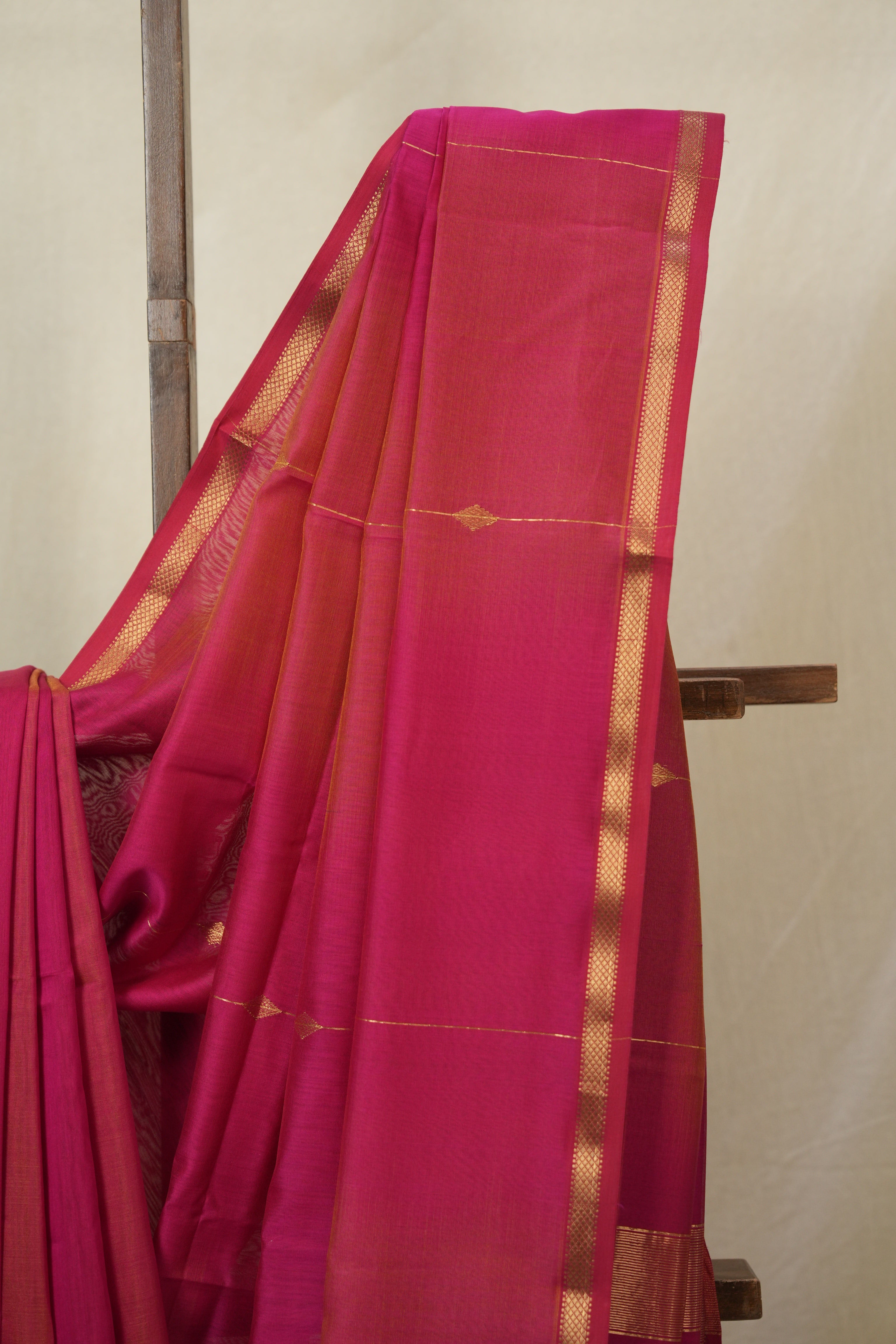 Pink Maheshwari Saree - SRPMS1154