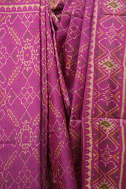 Pink Rajkot Patola Silk Saree - SRPRPSS653