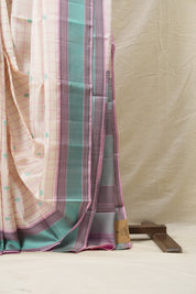 Cream Kanjeevaram Silk Saree-SRCKSS583