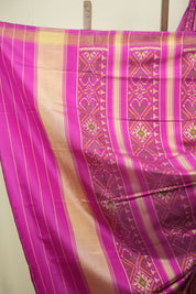 Pink Rajkot Patola Silk Saree - SRPRPSS653