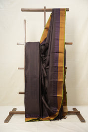 Coffee Brown Kanjivaram Silk Sarees - SRCBKSS966