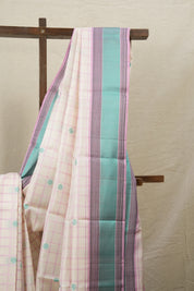 Cream Kanjeevaram Silk Saree-SRCKSS583