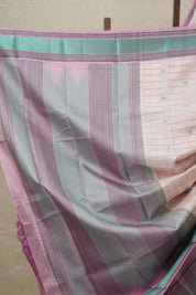 Cream Kanjeevaram Silk Saree-SRCKSS583