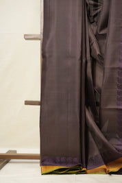 Coffee Brown Kanjivaram Silk Sarees - SRCBKSS966
